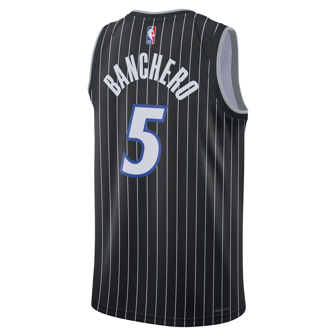 Paolo Banchero Orlando Magic Jordan Brand Unisex Swingman Jersey - Statement Edition - Black