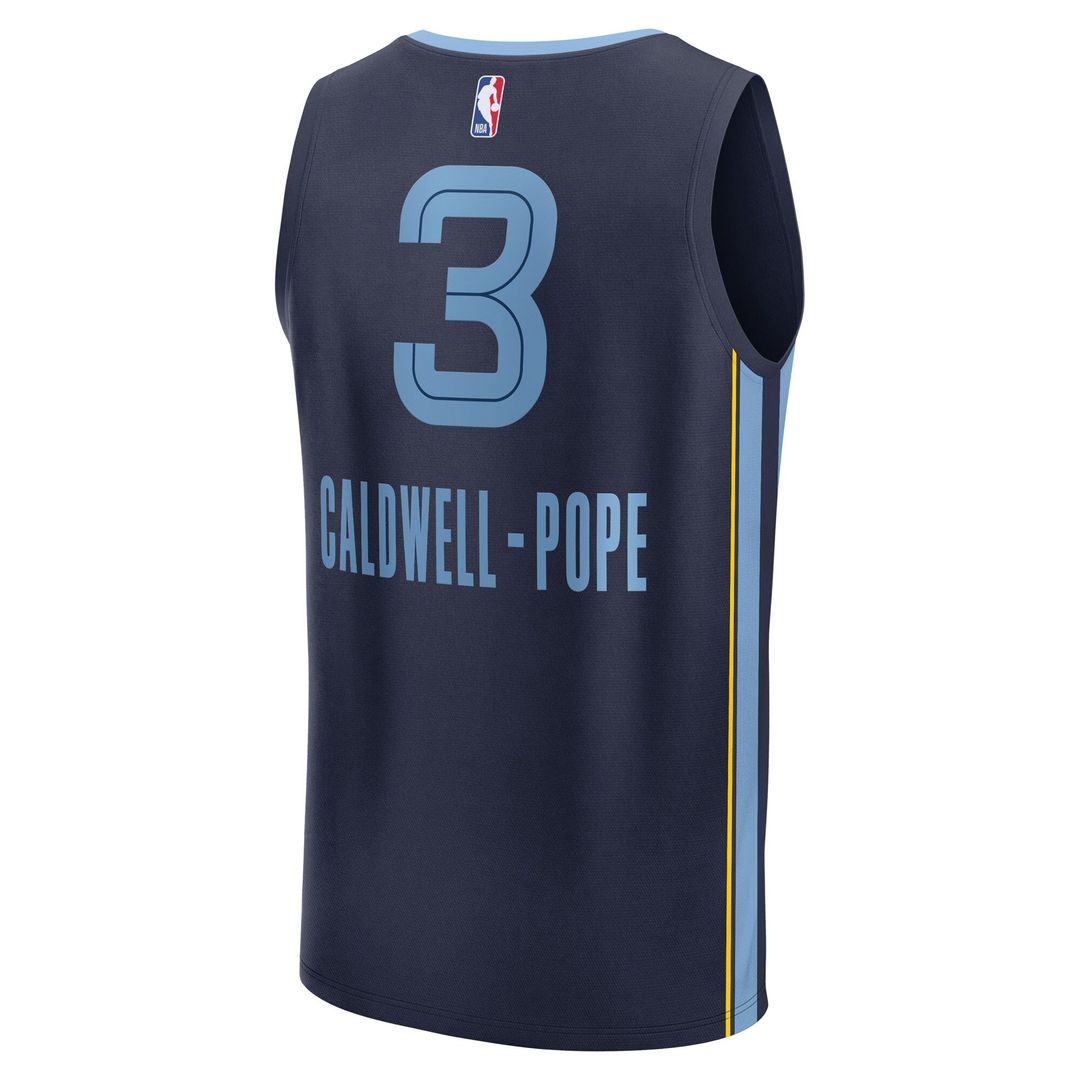 Kentavious Caldwell - Pope Memphis Grizzlies Fanatics Fast Break Player Replica Jersey - Icon Edition - Navy