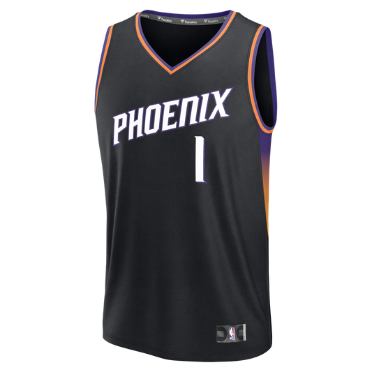 Devin Booker Phoenix Suns Fanatics Fast Break Jersey - Statement Edition - Black