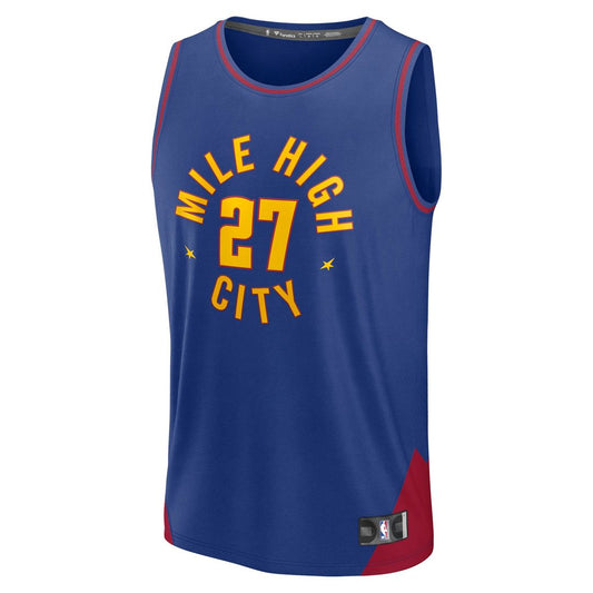 Jamal Murray Denver Nuggets Fanatics Fast Break Player Replica Jersey - Statement Edition - Blue
