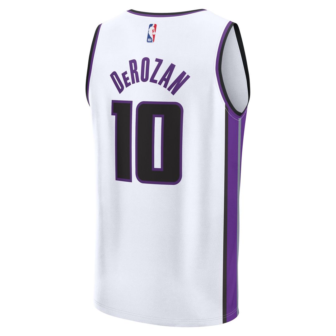 DeMar DeRozan Sacramento Kings Fanatics Youth Fast Break Player Replica Jersey - Association Edition - White