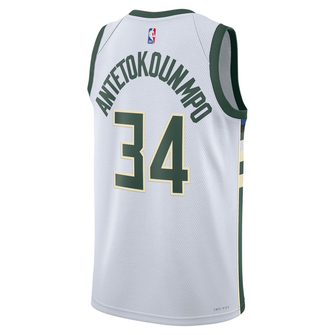 Giannis Antetokounmpo Milwaukee Bucks Nike Unisex Swingman Jersey - Icon Edition - Hunter Green