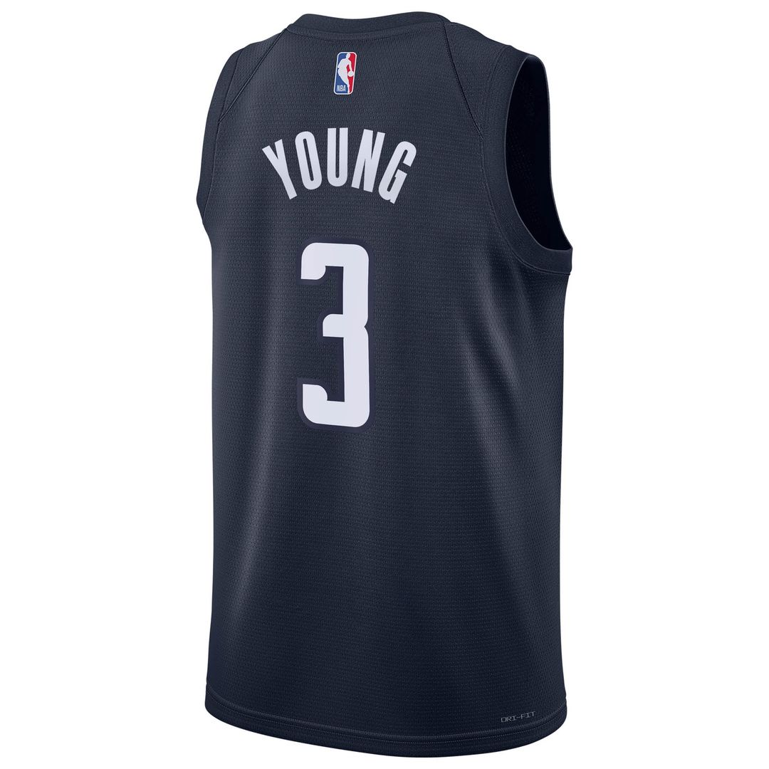 Trae Young Washington Wizards Jordan Brand Unisex Swingman Jersey - Statement Edition - Navy