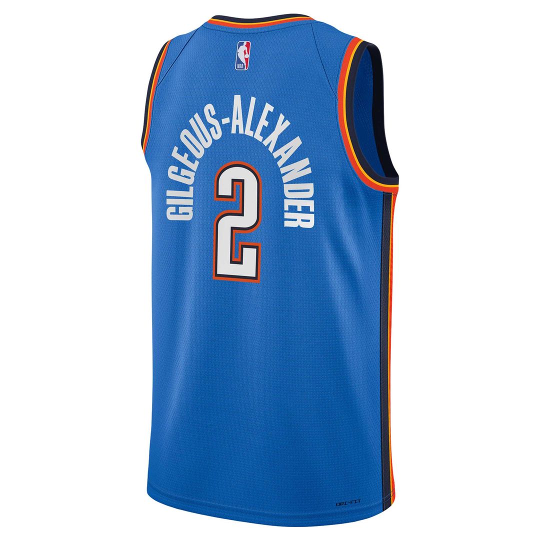 Shai Gilgeous - Alexander Oklahoma City Thunder Nike Youth Swingman Jersey - Icon Edition - Blue