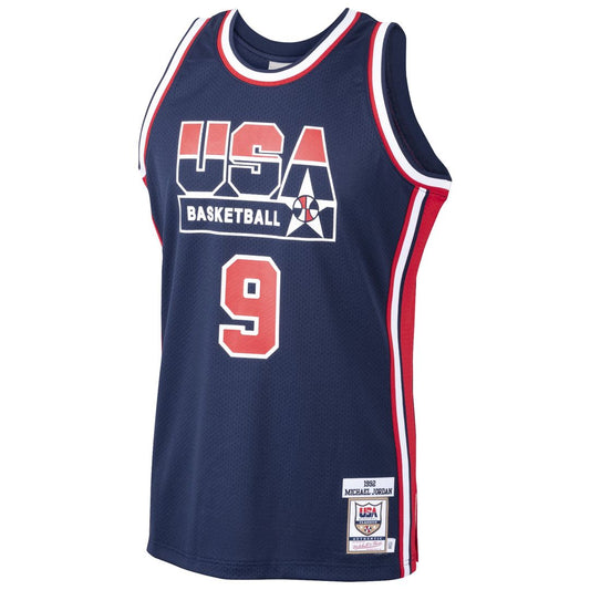 Michael Jordan USA Basketball Mitchell & Ness Home 1992 Dream Team Authentic Jersey - Navy