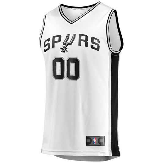 San Antonio Spurs Fanatics Fast Break Custom Replica Jersey - Association Edition - White