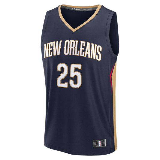 Trey Murphy III New Orleans Pelicans Fanatics Fast Break Replica Jersey - Navy - Icon Edition