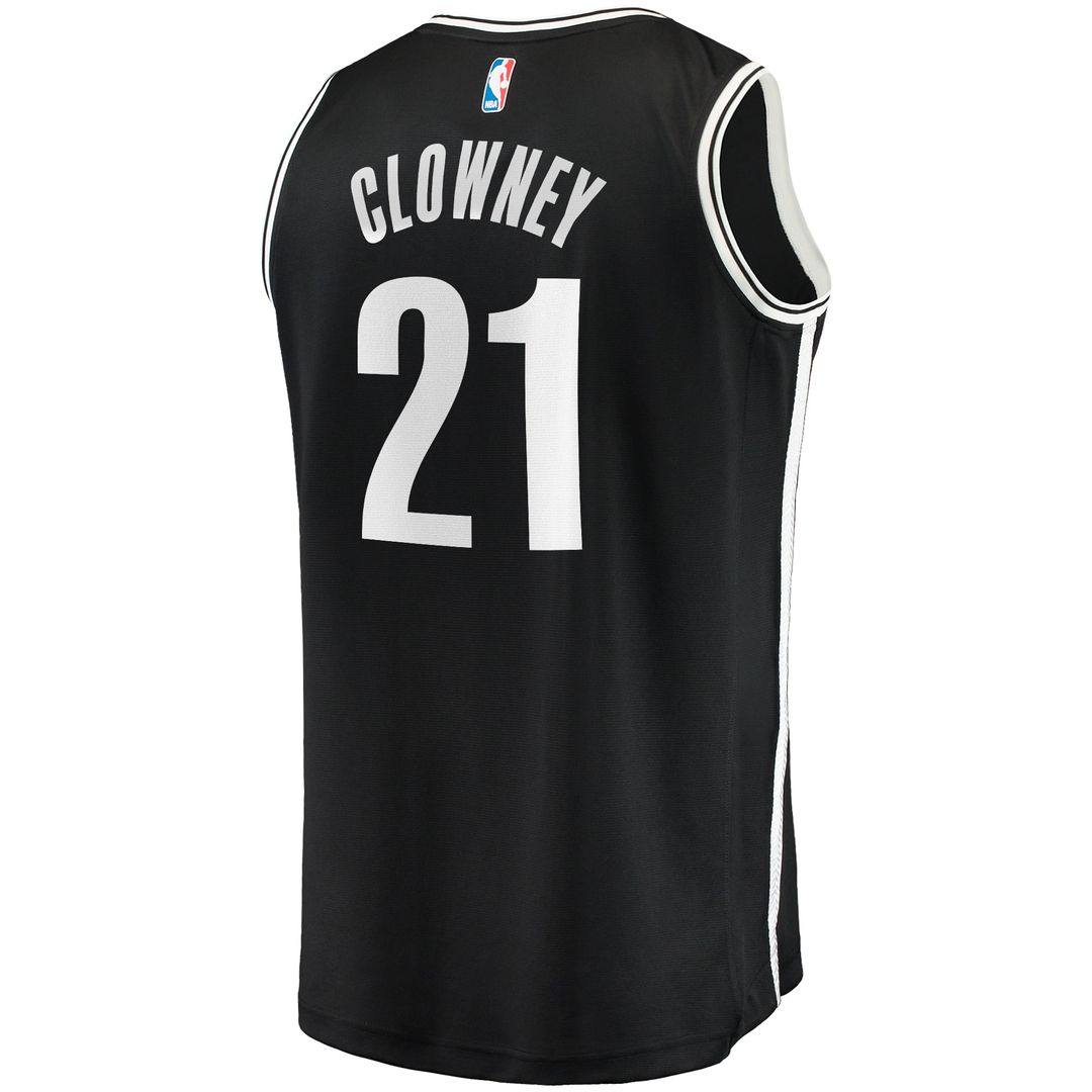 Noah Clowney Brooklyn Nets Fanatics Youth Fast Break Replica Jersey - Icon Edition - Black