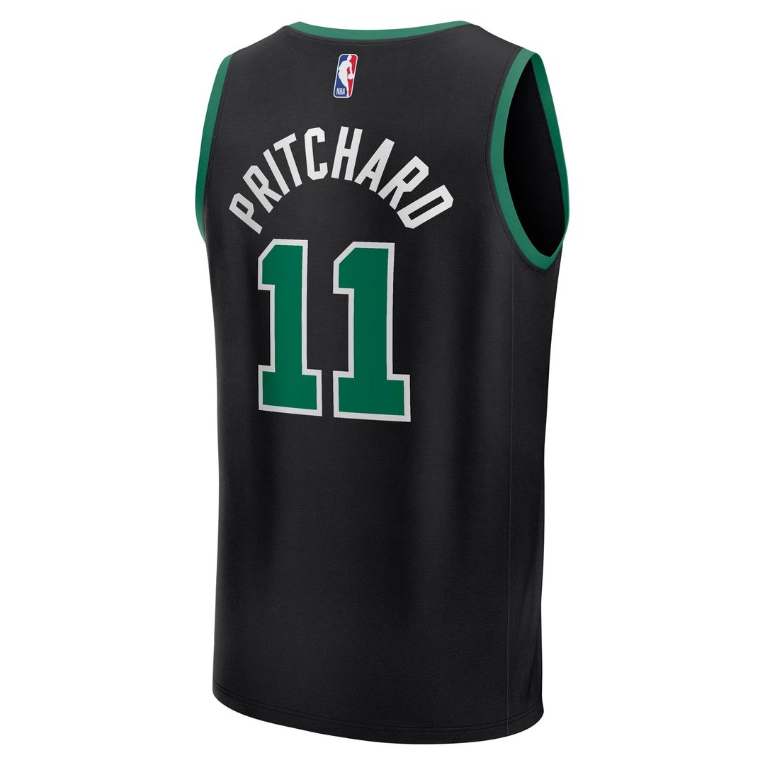 Payton Pritchard Boston Celtics Fanatics Fast Break Player Replica Jersey - Statement Edition - Black