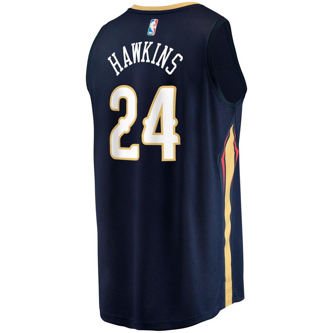 Jordan Hawkins New Orleans Pelicans Fanatics Fast Break Replica Jersey - Icon Edition - Navy