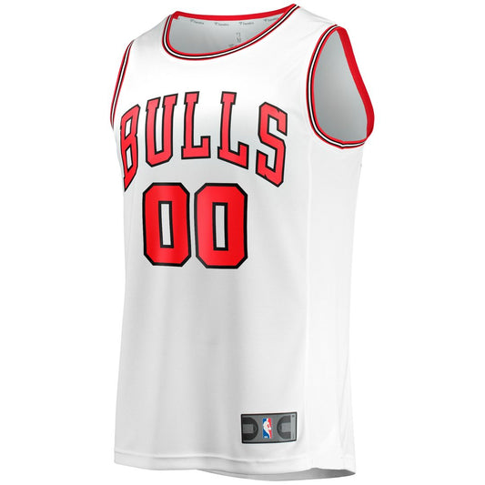 Chicago Bulls Fanatics Youth Fast Break Replica Custom Jersey - Association Edition - White