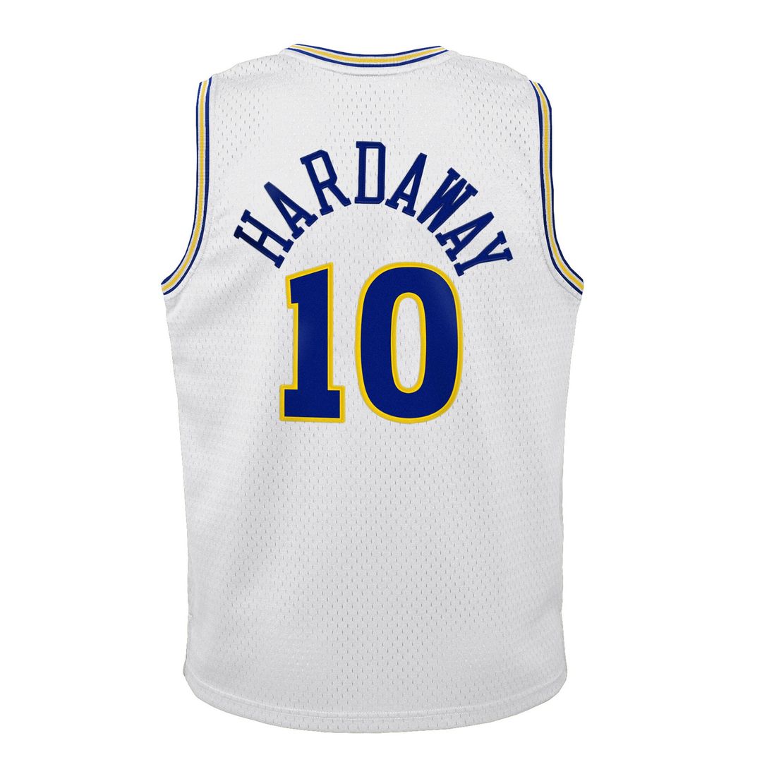 Tim Hardaway Golden State Warriors Mitchell & Ness Youth 1990 - 91 Hardwood Classics Swingman Throwback Home Jersey - White