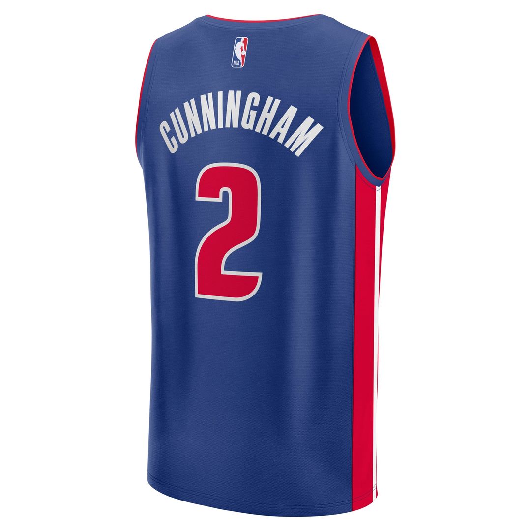 Cade Cunningham Detroit Pistons Fanatics Fast Break Player Replica Jersey - Icon Edition - Blue
