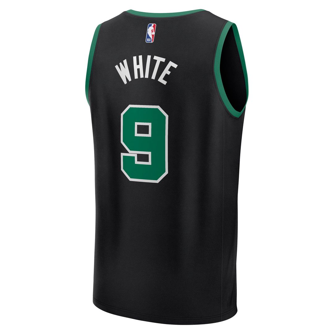 Derrick White Boston Celtics Fanatics Fast Break Player Replica Jersey - Statement Edition - Black