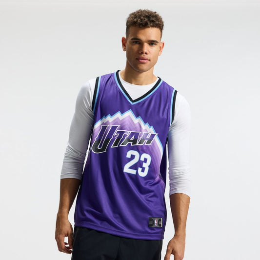 Lauri Markkanen Utah Jazz Fanatics Fast Break Replica Jersey - Icon Edition - Purple