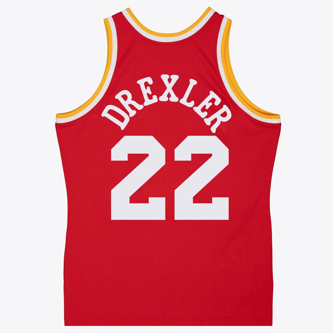 Clyde Drexler Houston Rockets Mitchell & Ness 1994/95 Swingman Jersey - Red