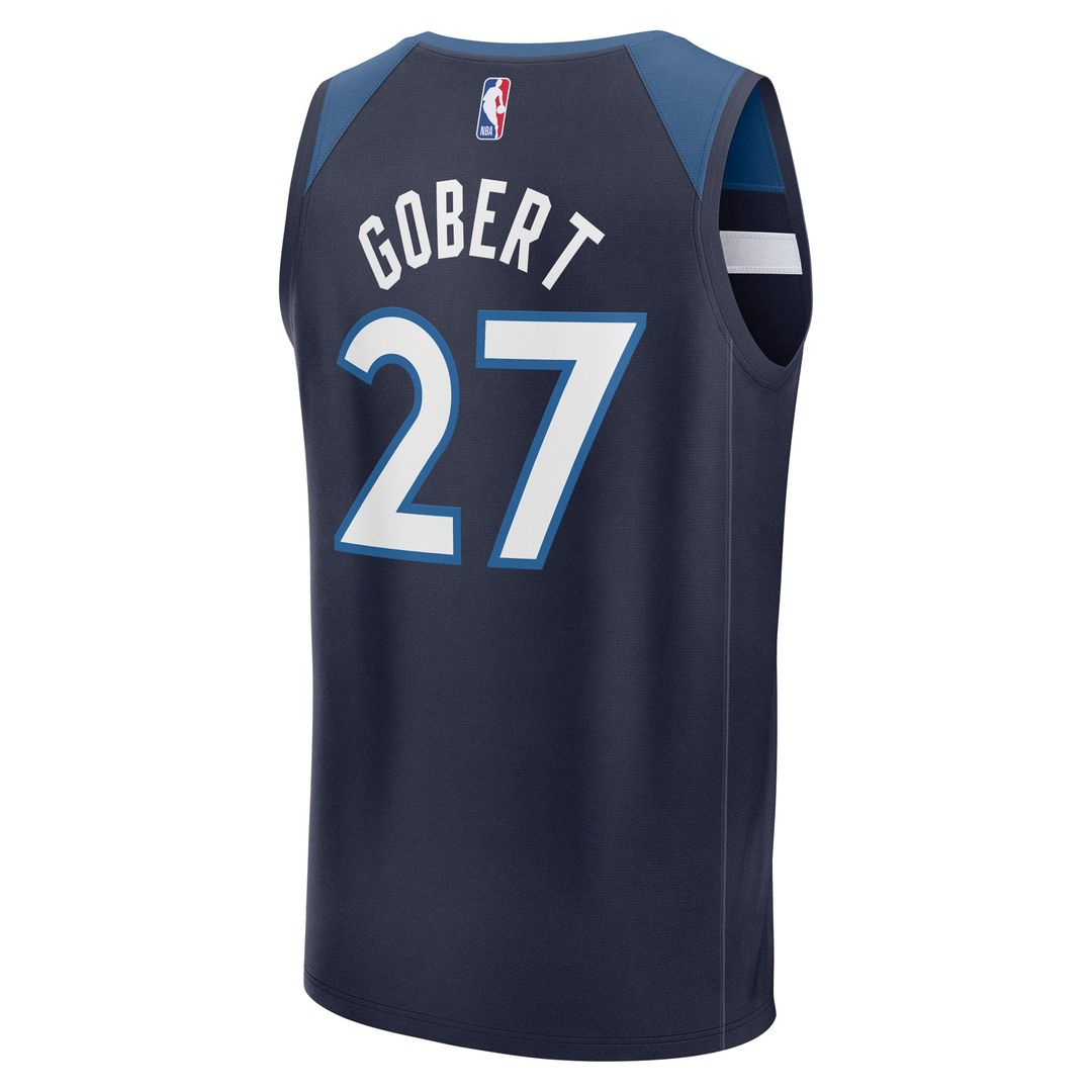 Rudy Gobert Minnesota Timberwolves Fanatics Fast Break Player Replica Jersey - Icon Edition - Navy
