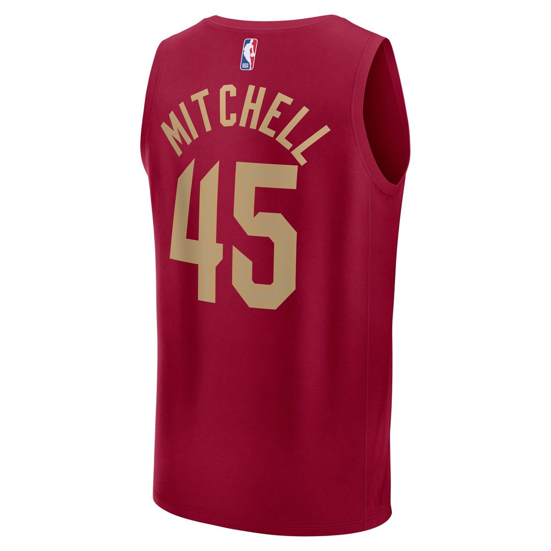 Donovan Mitchell Cleveland Cavaliers Fanatics Youth Fast Break Player Jersey - Icon Edition - Wine