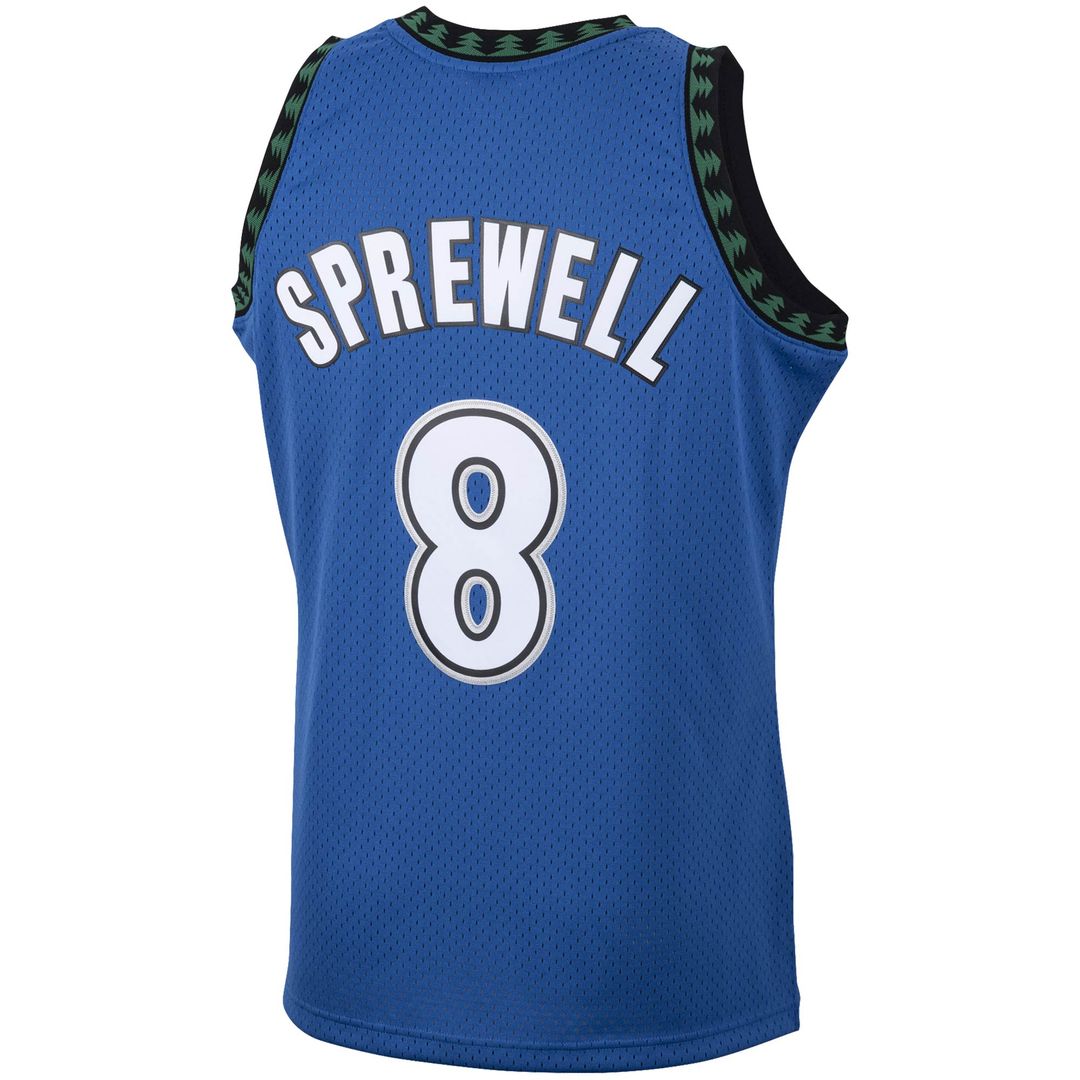 Latrell Sprewell Minnesota Timberwolves Mitchell & Ness 2003/04 Hardwood Classics Swingman Jersey - Blue