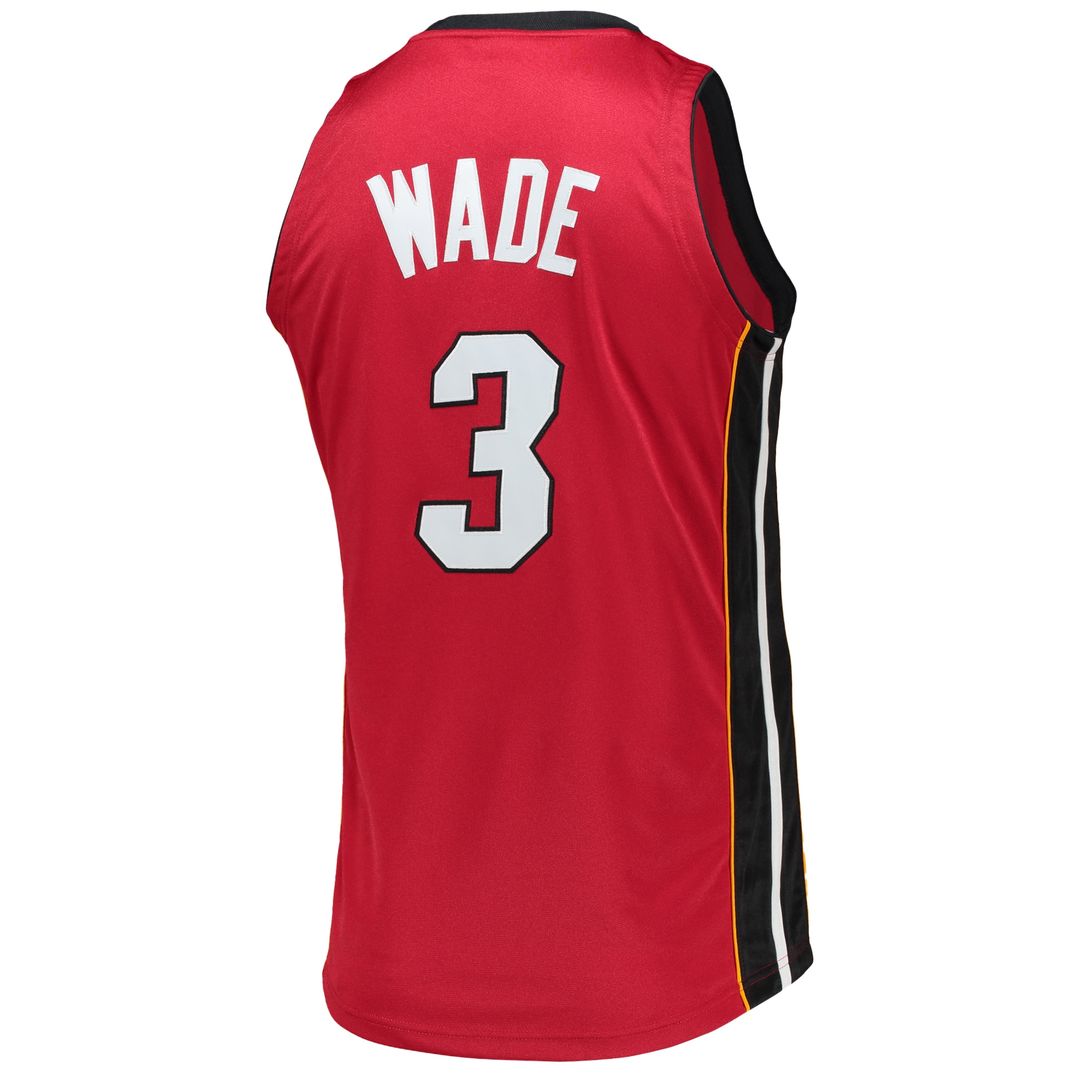 Dwyane Wade Miami Heat Mitchell & Ness 2005 - 06 Hardwood Classics Authentic Jersey - Red