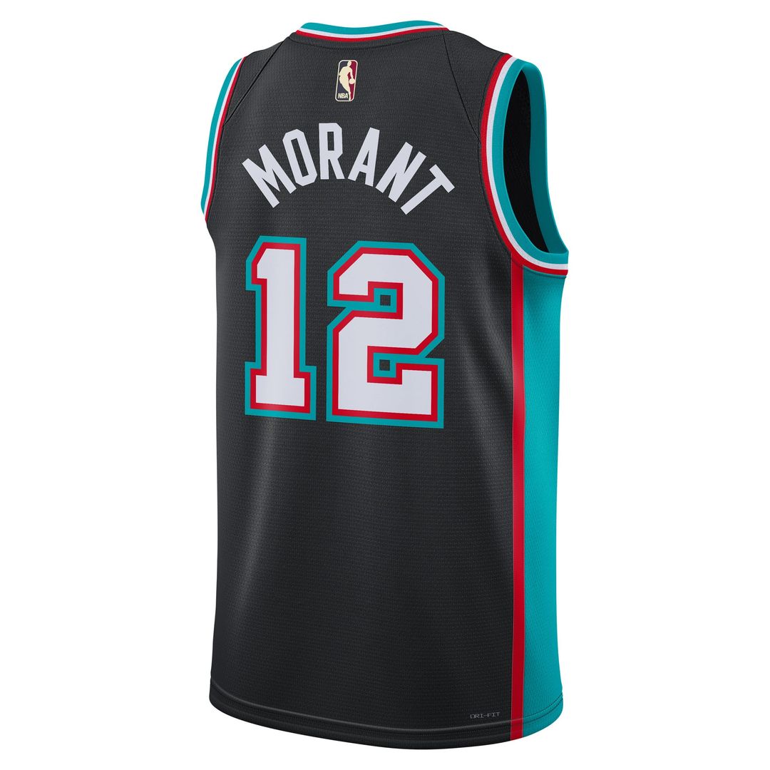 Ja Morant Memphis Grizzlies Nike Unisex Swingman Jersey - Classic Edition - Black