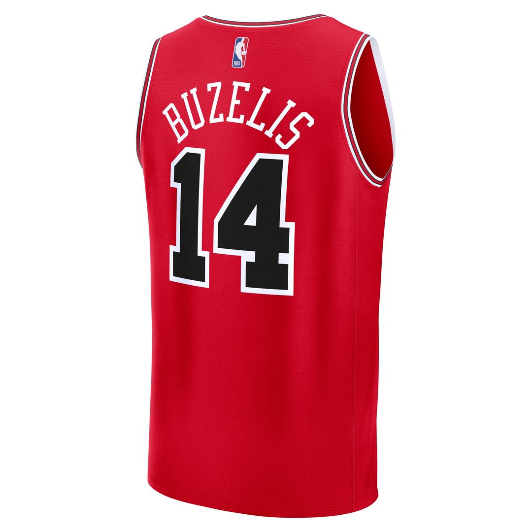 Matas Buzelis Chicago Bulls Fanatics Youth Fast Break Player Replica Jersey - Icon Edition - Red