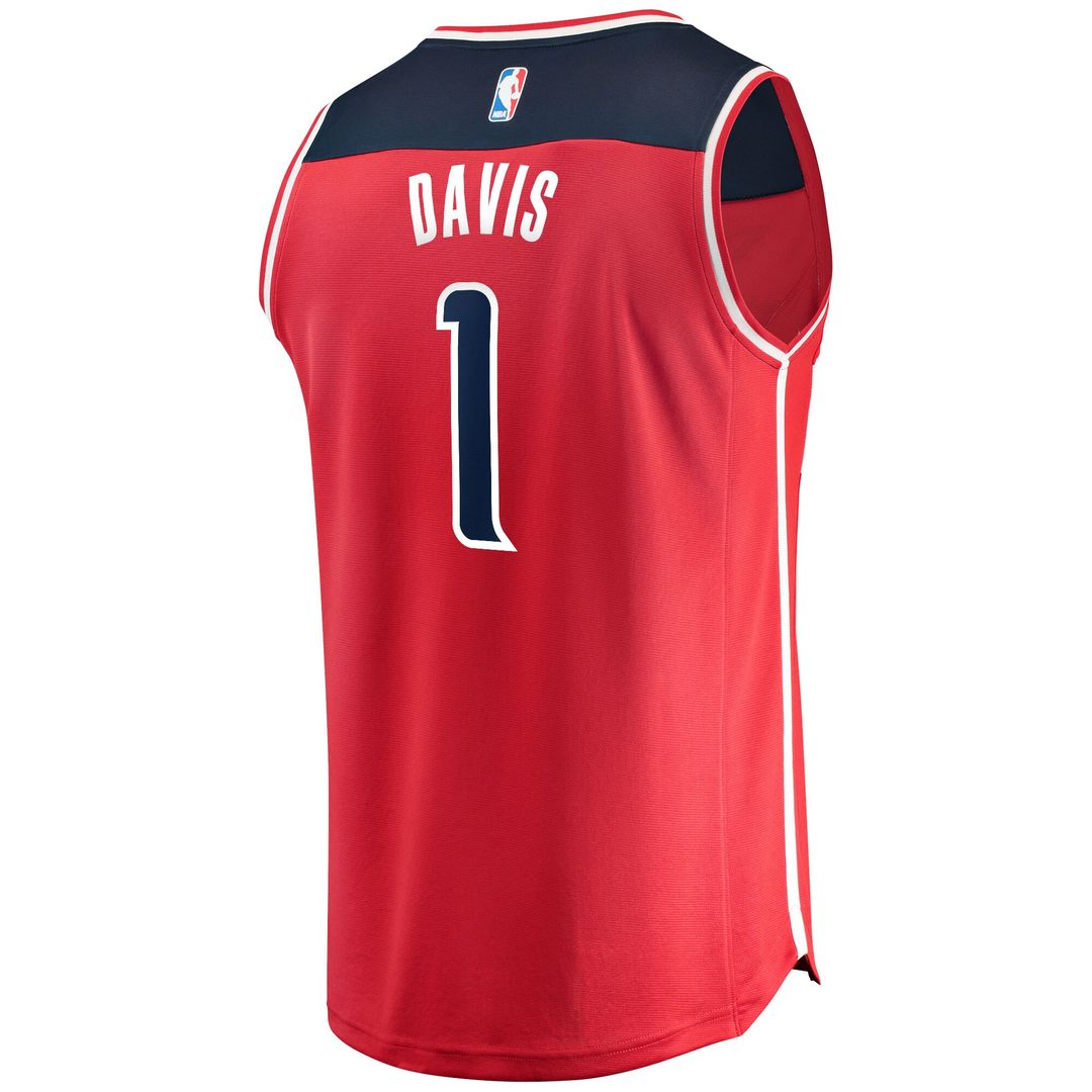 Johnny Davis Washington Wizards Fanatics Youth Fast Break Replica Jersey - Icon Edition - Red