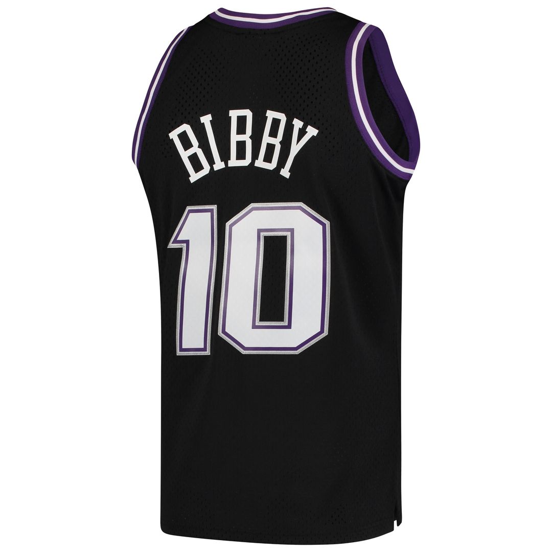 Mike Bibby Sacramento Kings Mitchell & Ness Hardwood Classics Swingman Jersey - Black