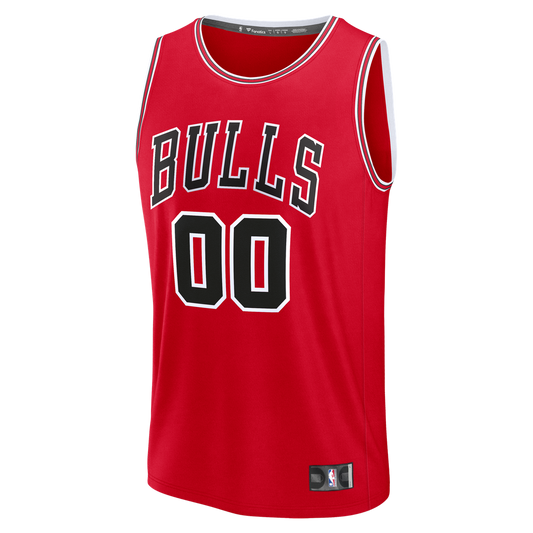 Chicago Bulls Fanatics Youth Fast Break Custom Jersey - Icon Edition - Red