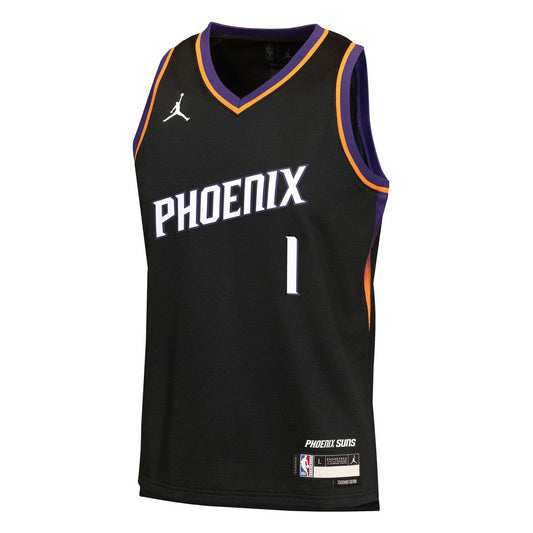 Devin Booker Phoenix Suns Jordan Brand Youth Swingman Jersey - Statement Edition - Black