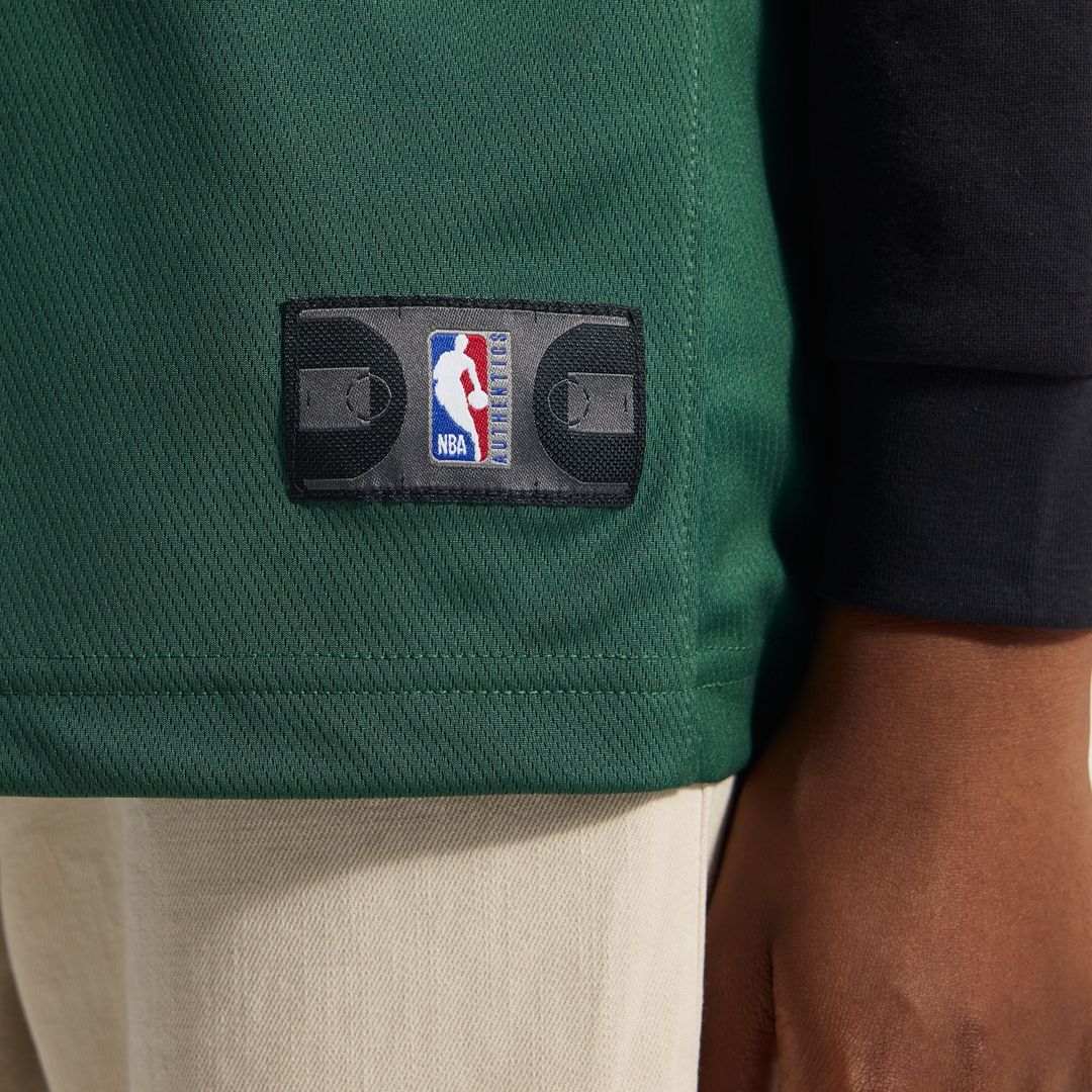 Giannis Antetokounmpo Milwaukee Bucks Fanatics Youth Fast Break Player Replica Jersey - Icon Edition - Hunter Green