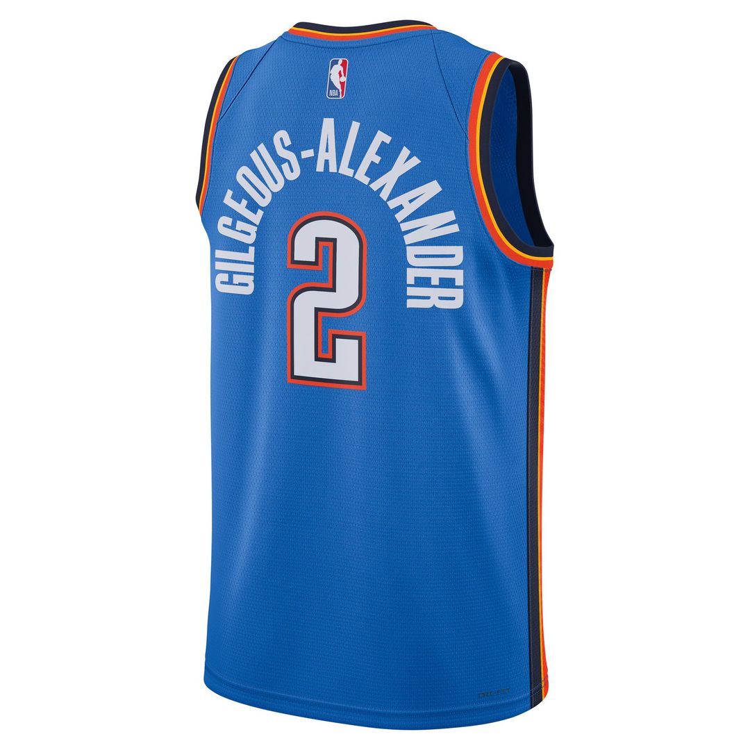 Shai Gilgeous - Alexander Oklahoma City Thunder Nike Unisex Swingman Jersey - Association Edition - White