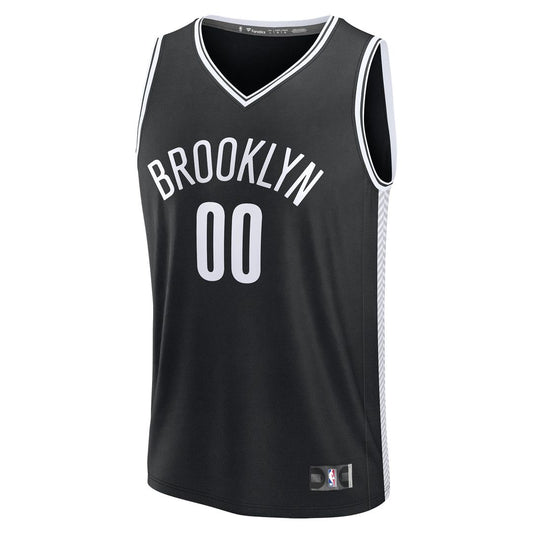 Brooklyn Nets Fanatics Fast Break Custom Jersey - Icon Edition - Black