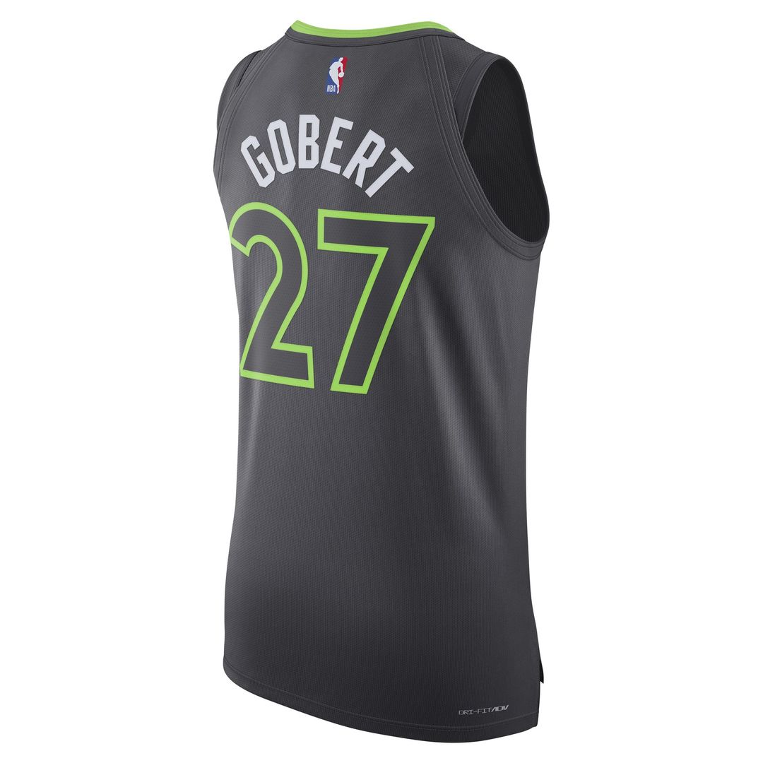 Rudy Gobert Minnesota Timberwolves Jordan Brand Authentic Jersey - Statement Edition - Anthracite