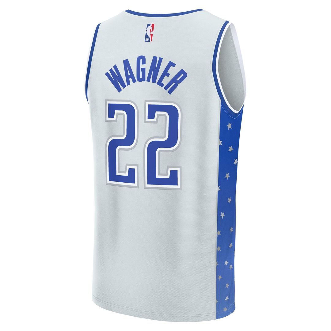 Franz Wagner Orlando Magic Fanatics 2025/26 City Edition Fast Break Jersey - Silver