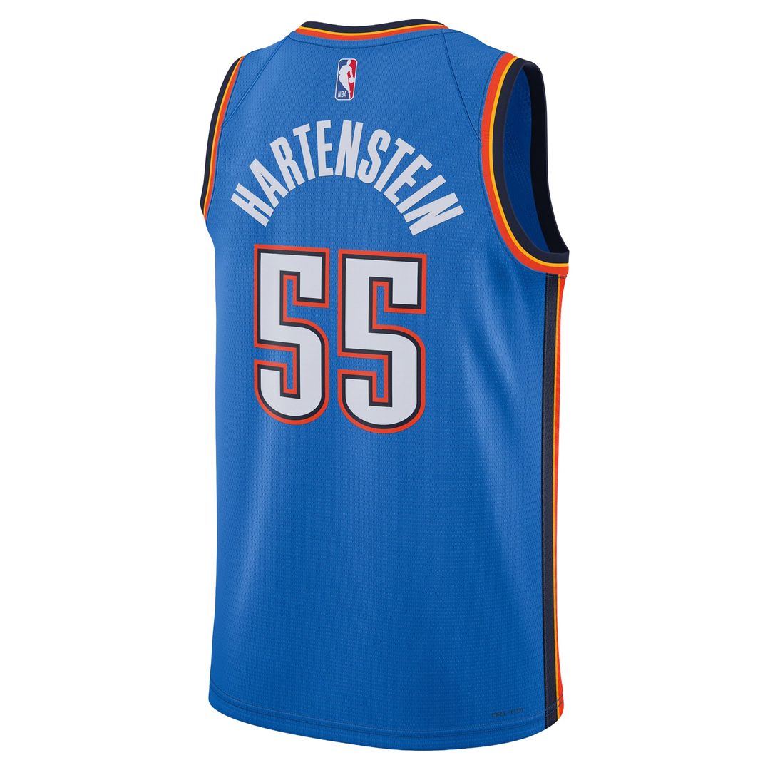 Isaiah Hartenstein Oklahoma City Thunder Nike Unisex Swingman Jersey - Icon Edition - Blue