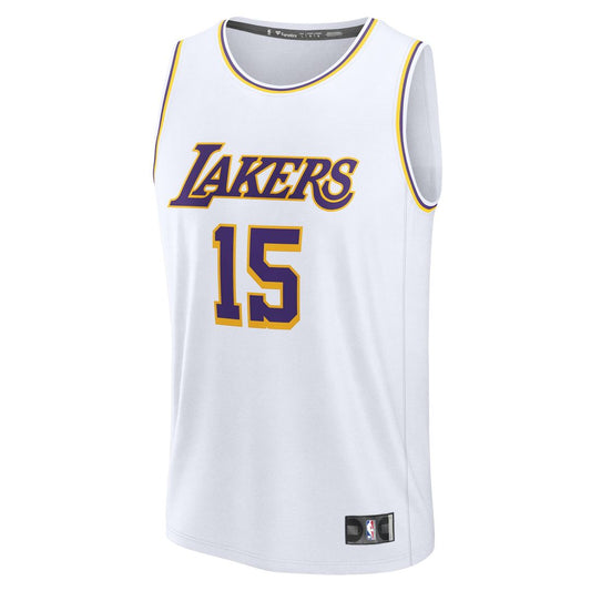 Austin Reaves Los Angeles Lakers Fanatics Fast Break Player Replica Jersey - Association Edition - White