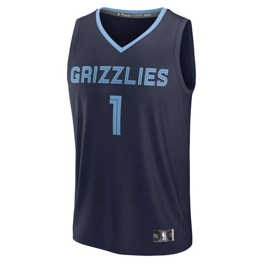 Scotty Pippen Jr. Memphis Grizzlies Fanatics Fast Break Player Replica Jersey - Icon Edition - Navy