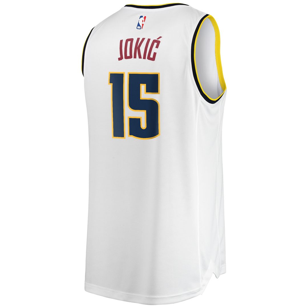 Nikola Jokic Denver Nuggets Fanatics Fast Break Player Jersey - Association Edition - White