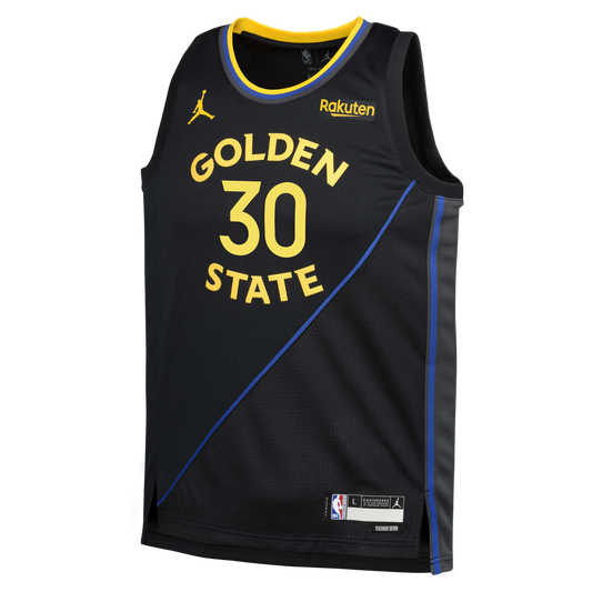 Stephen Curry Golden State Warriors Jordan Brand Youth Player Swingman Jersey - Statement Edition - Black