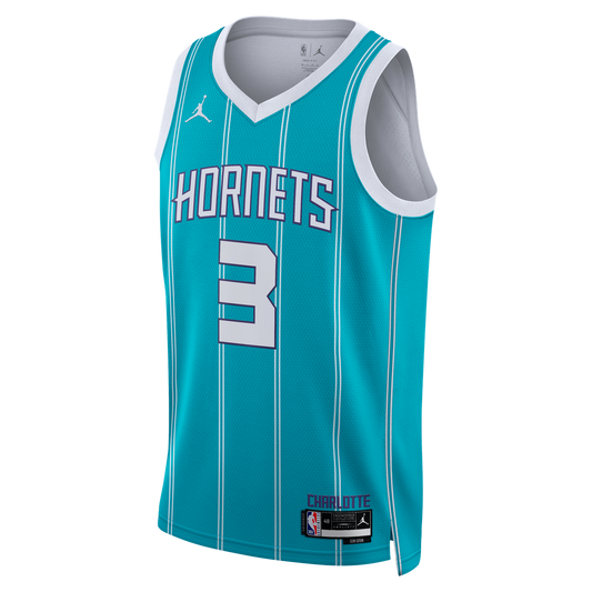 Coby White Charlotte Hornets Jordan Brand Unisex Swingman Jersey - Icon Edition - Teal