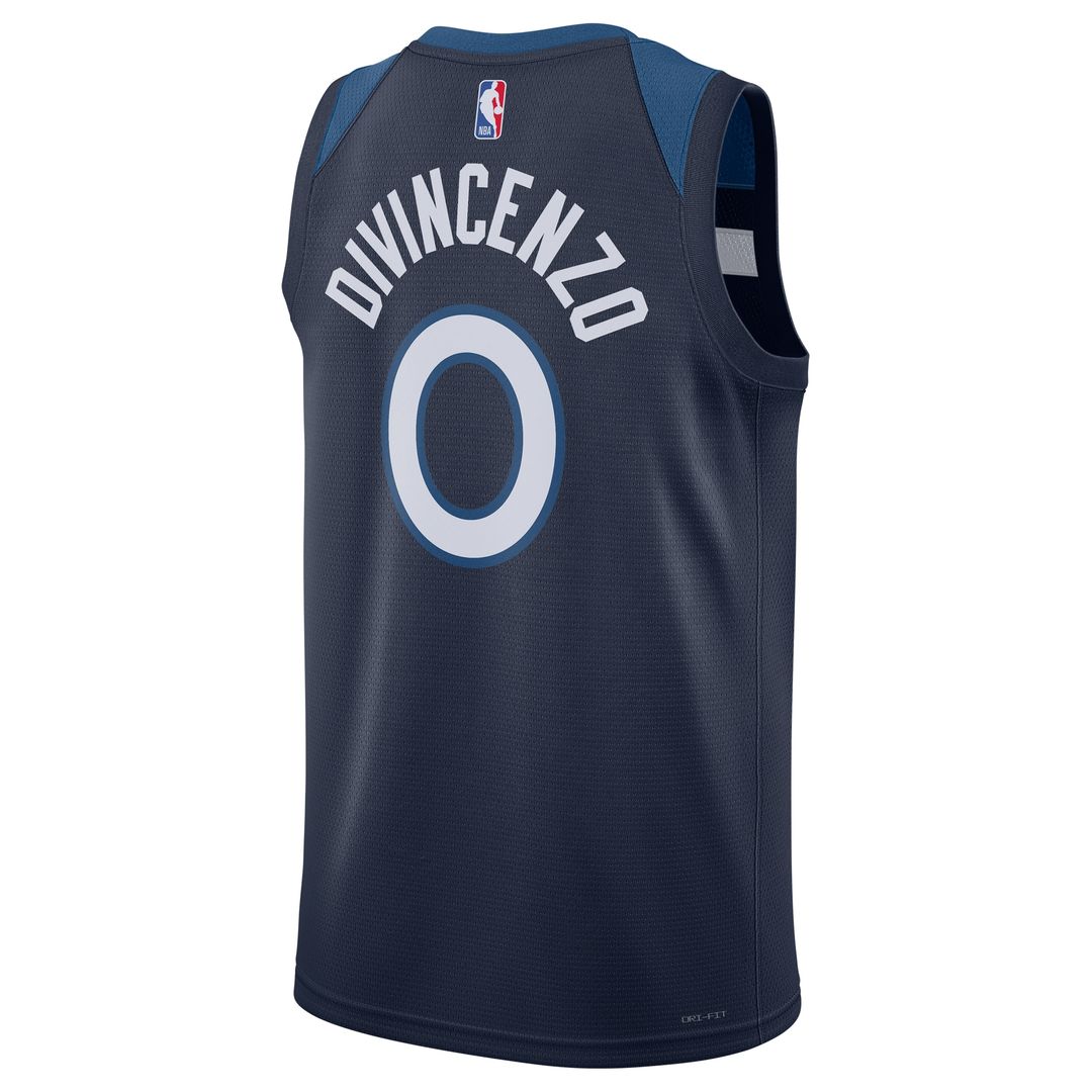 Donte DiVincenzo Minnesota Timberwolves Nike Unisex Player Swingman Jersey - Icon Edition - Navy
