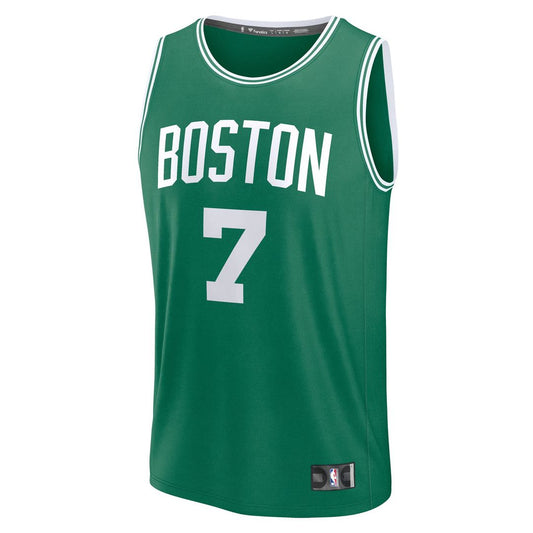 Jaylen Brown Boston Celtics Fanatics Youth Fast Break Player Replica Jersey - Icon Edition - Kelly Green