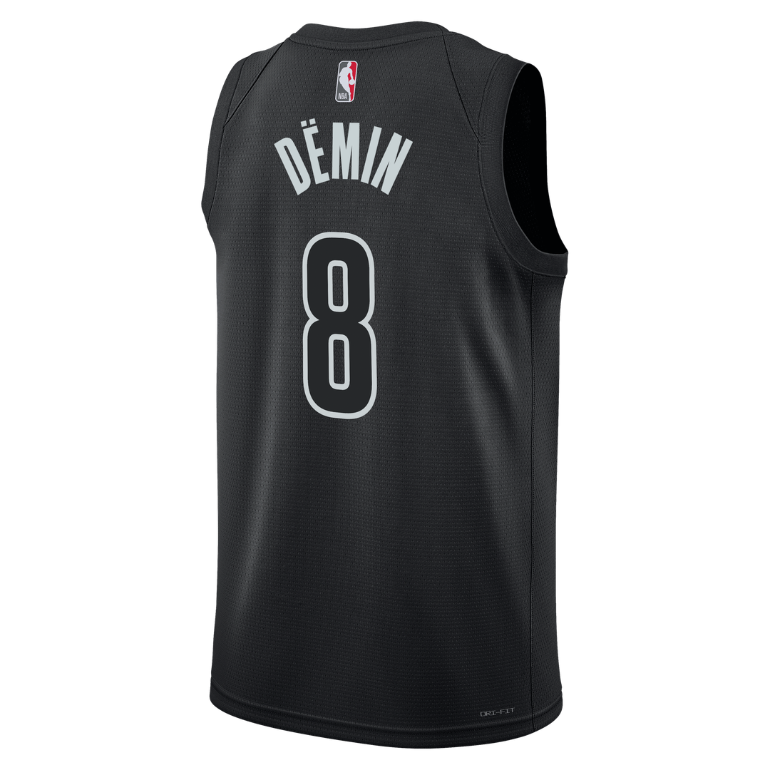 Egor Dëmin Brooklyn Nets Jordan Brand Unisex Swingman Jersey - Statement Edition - Black