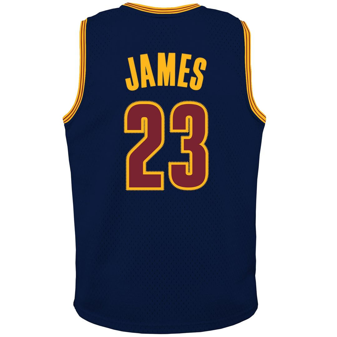 LeBron James Cleveland Cavaliers Mitchell & Ness Youth 2015/16 Hardwood Classics Swingman Jersey - Navy