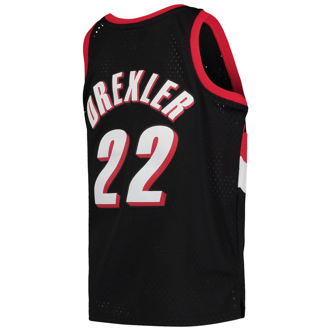 Clyde Drexler Portland Trail Blazers Mitchell & Ness Youth 1991/92 Hardwood Classics Swingman Jersey - Black