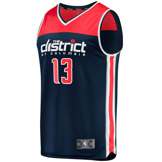 Jordan Poole Washington Wizards Fanatics Youth Fast Break Player Jersey - Statement Edition - Navy