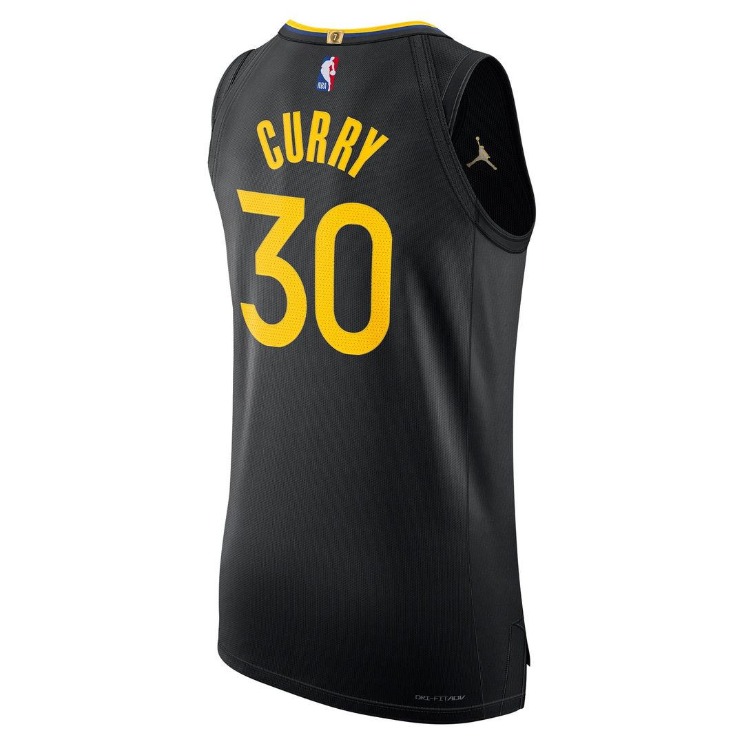 Stephen Curry Golden State Warriors Jordan Brand 2024/25 Authentic Jersey - Statement Edition - Black