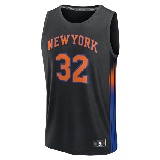 Karl - Anthony Towns New York Knicks Fanatics Youth Fast Break Jersey - Statement Edition - Black