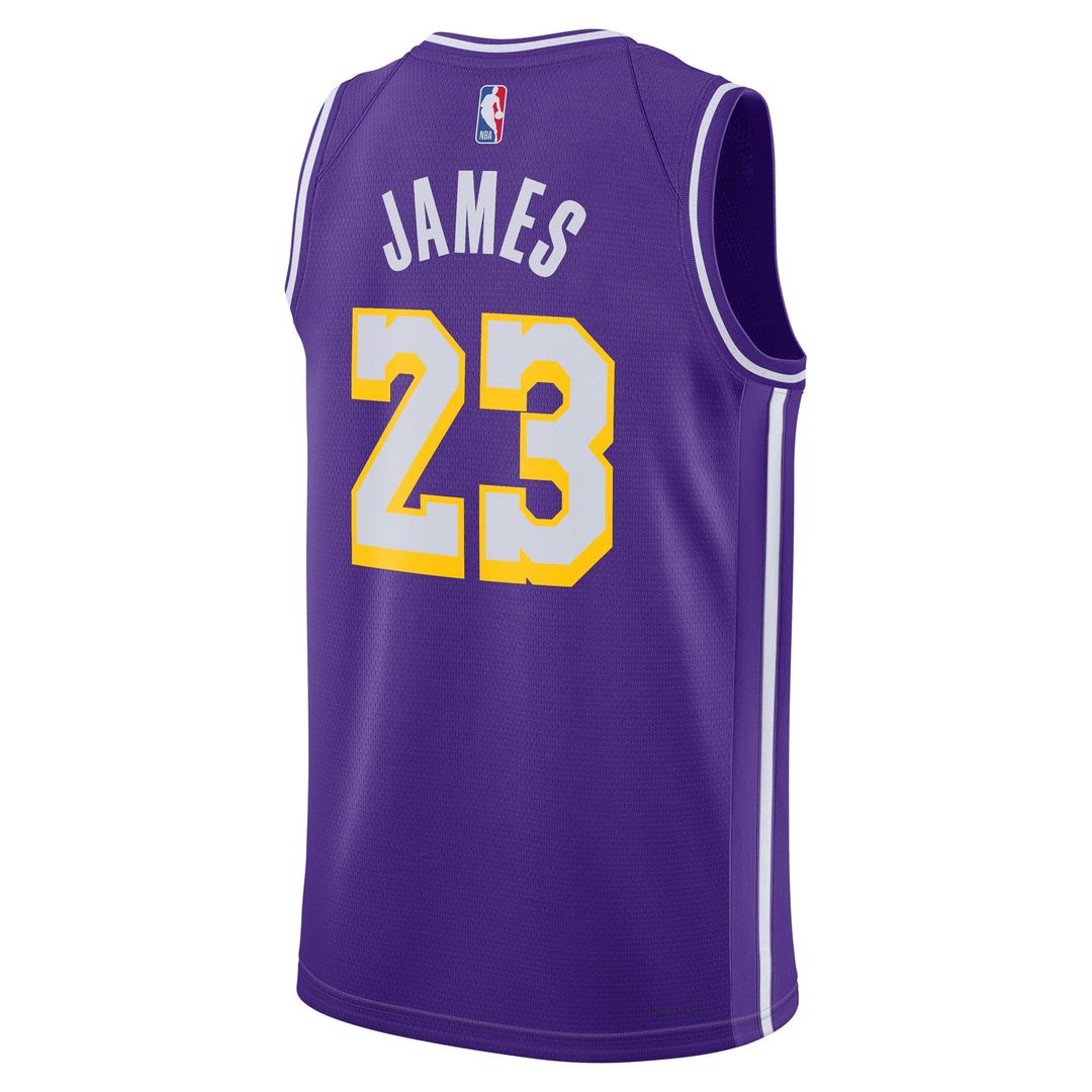 LeBron James Los Angeles Lakers Jordan Brand Unisex Swingman Jersey - Statement Edition - Purple